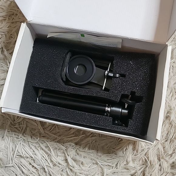 Cell Phone Camera Lens Wide Angle & Macro + Fisheye + Telephoto Lens Mini Tripod - Picture 5 of 12